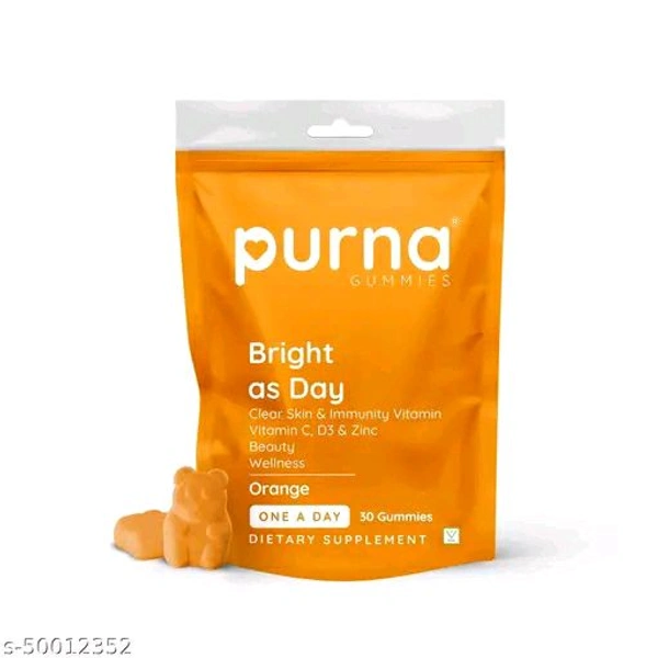 Purna Gummies Vitamin C Orange and Zinc