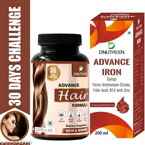 DNUTRIXN Advance Hair Formula - 30 Capsules