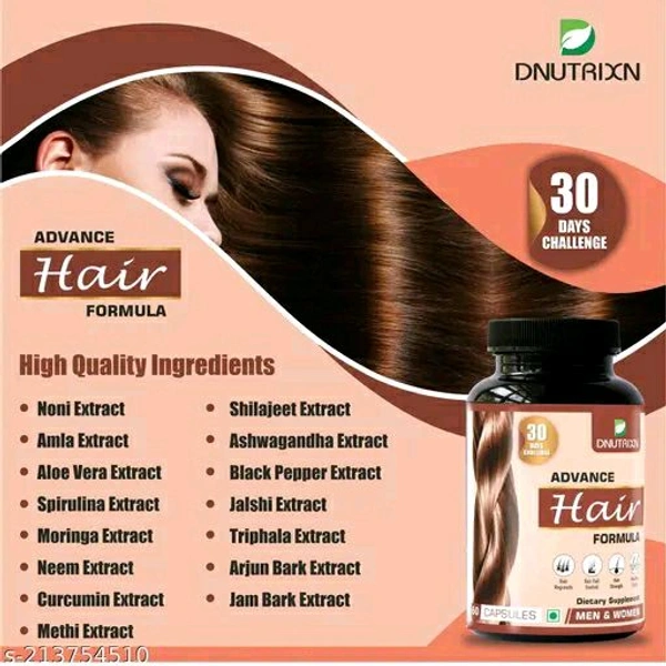 DNUTRIXN Advance Hair Formula - 30 Capsules