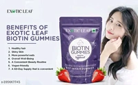 EXOTIC LEAF Biotin Hair Gummies - 30 Gummies 