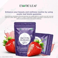 EXOTIC LEAF Biotin Hair Gummies - 30 Gummies 