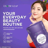 EXOTIC LEAF Biotin Hair Gummies - 60 Gummies
