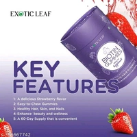 EXOTIC LEAF Biotin Hair Gummies - Pack Of 2
