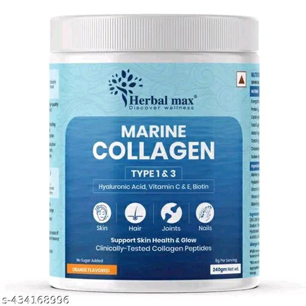 Herbal Max Marine Collagen Powder - 240g