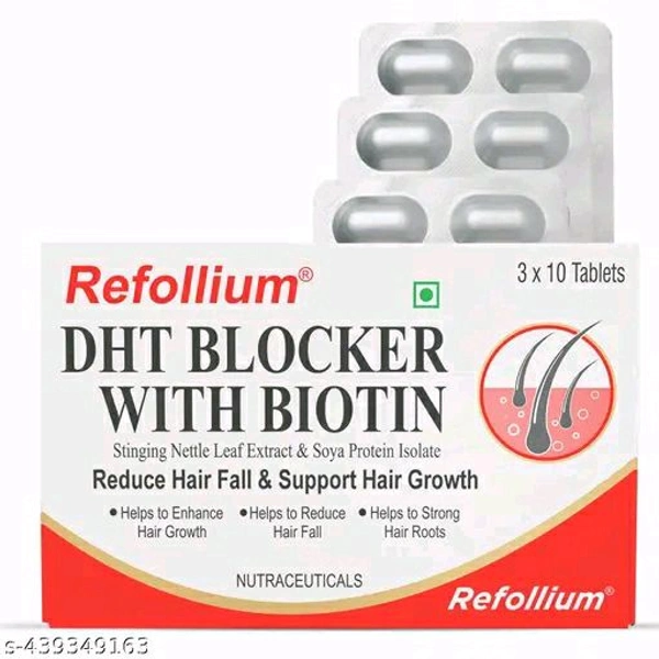 REFOLLIUM DHT Blocker With Biotin - 30 Tablets 