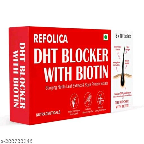 HEALTHPRIME REFOLICA DHT BLOCKER with Biotin - 30 Tablets