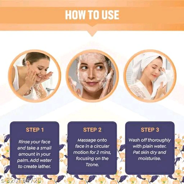 KURAIY Vitamin C Face Wash - Pack Of 3