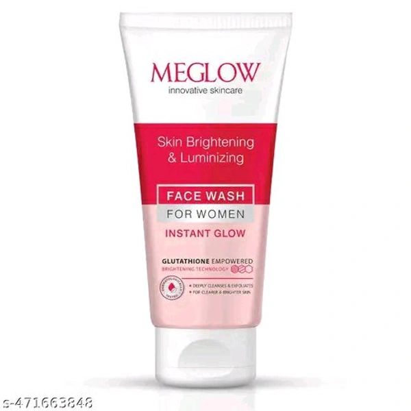 Meglow Skin Brightening & Luminous Face Wash 70g