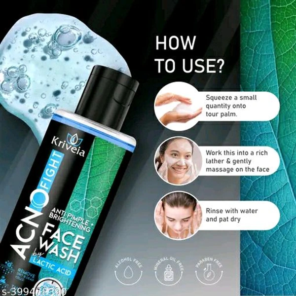 Kriveia Lactic Acno Fight Face Wash 100ml