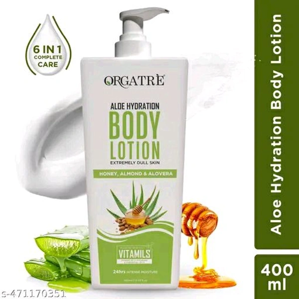Orgatre 6 In 1 Aloe Hydration Body Lotion 400ml