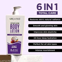 Orgatre 6 In 1 Kesar Glow With Vitamin E Body Lotion 400ml