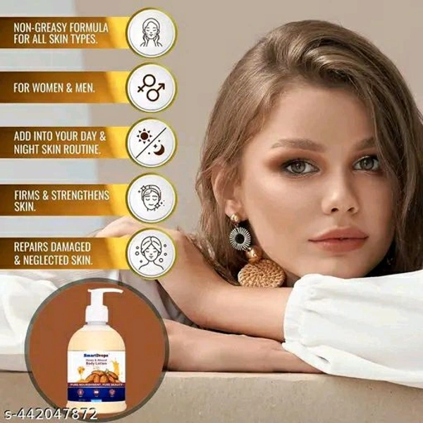Smart Drops Honey And Almond Body Lotion 500ml - Pack Of 2