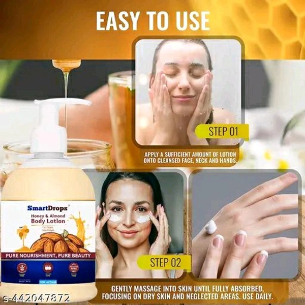 Smart Drops Honey And Almond Body Lotion 500ml - Pack Of 2