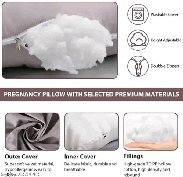 SHRI SHYAM Microfiber Pregnancy Pillow