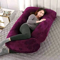 Velvet Full Body J Shape Pregnancy Pillow