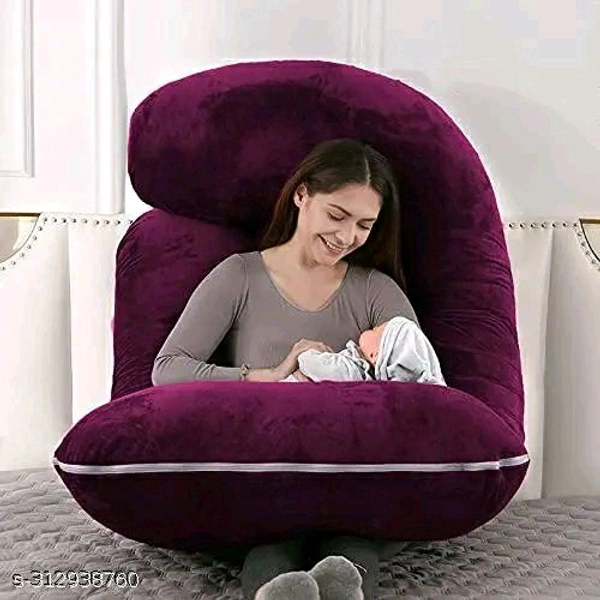 SHRI SHYAM ART Shape Sweetrani Microfiber Polyester Pregnancy Pillow