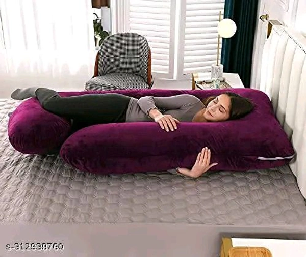 SHRI SHYAM ART Shape Sweetrani Microfiber Polyester Pregnancy Pillow