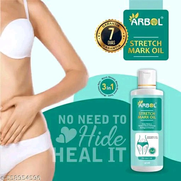 ARBOL Safe Organic Stretch Marks Removal Oil 50ml