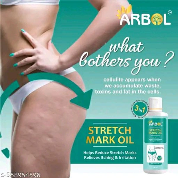 ARBOL Safe Organic Stretch Marks Removal Oil 50ml