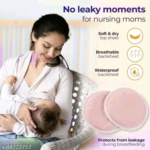 Maternity Nursing Feeding Pads With Laundry Bag - Set Of 6