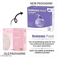 Maternity Nursing Feeding Pads With Laundry Bag - Set Of 6