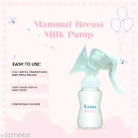 CADLE BABY Manual Breast Pump With Silicone Cushion And 150ml Milk Bottle