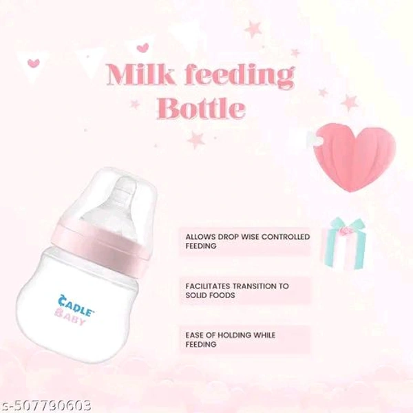 CADLE BABY Manual Breast Pump With Silicone Cushion And 150ml Milk Bottle