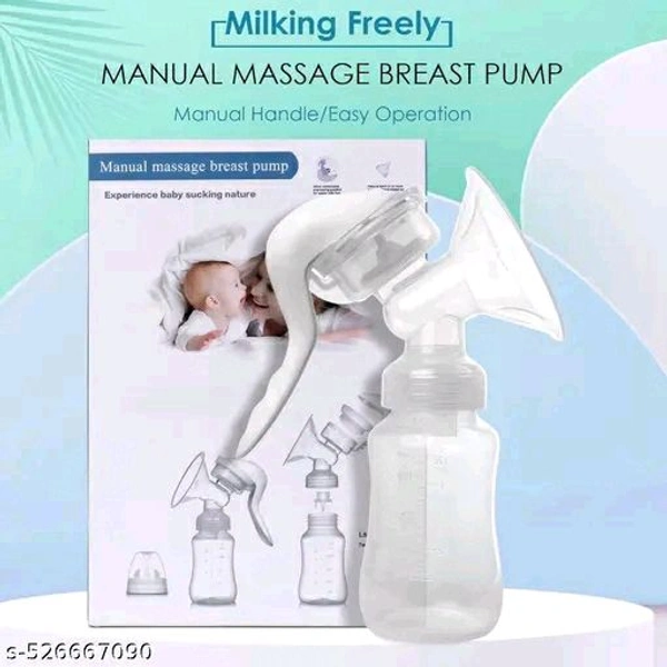 MILKING FREELY Silicone Manual Breast Pump 150ml