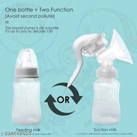 MILKING FREELY Silicone Manual Breast Pump 150ml