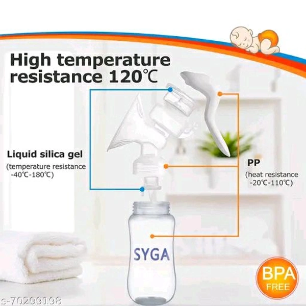 SYGA Manual Breast Pump With Feeding Nipple