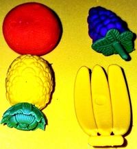 Fancy Erasers Pack of Four