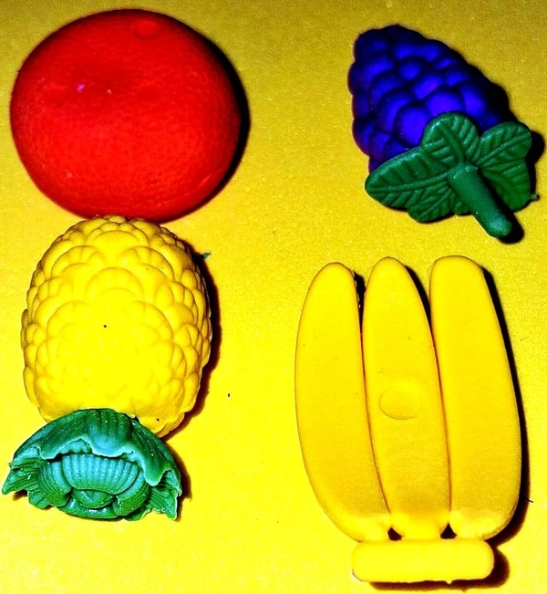 Fancy Erasers Pack of Four