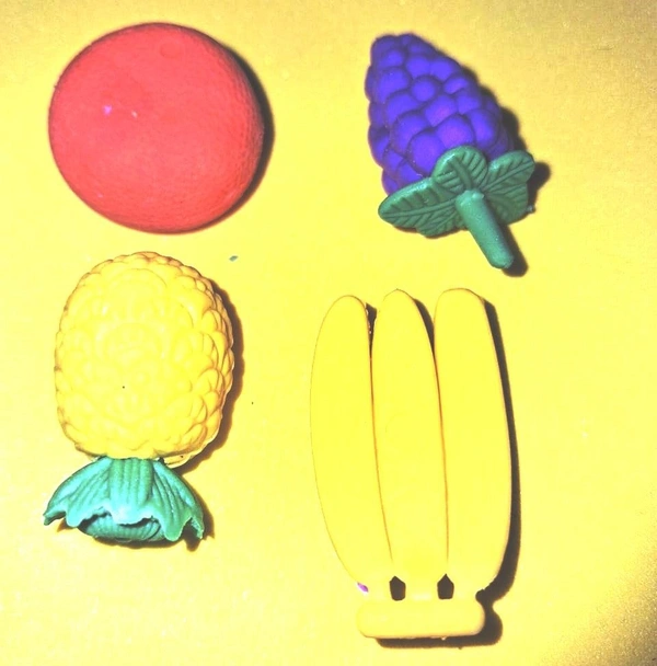 Fancy Erasers Pack of Four