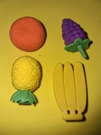 Fancy Erasers Pack of Four