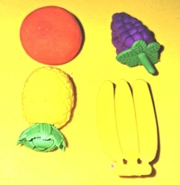 Fancy Erasers Pack of Four