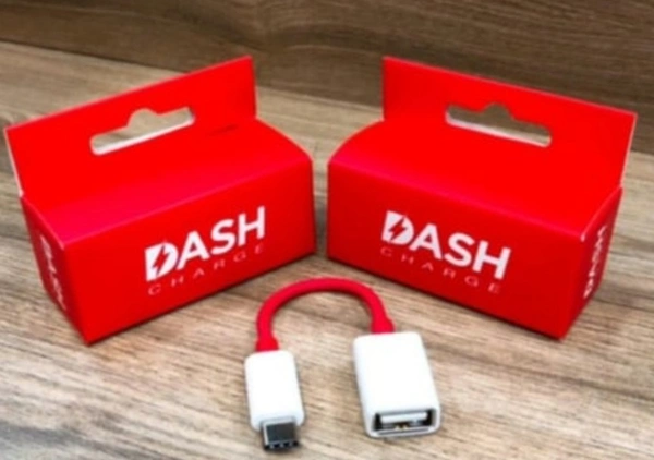 DASH single Pin Type - C OTG Cable 0.2 M ( Multi)