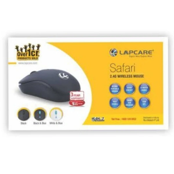 Lapcare SAFARI wireless Mouse 2.4 GHZ