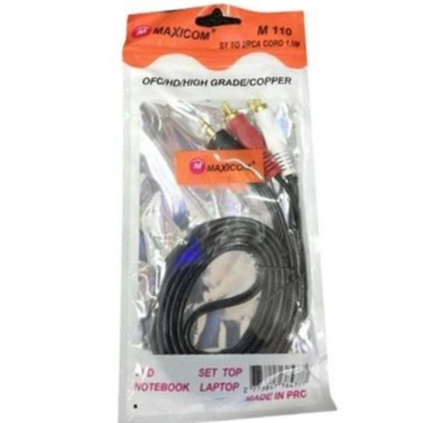 Maxicom 3RCA 1.5 M audio and Video Cable