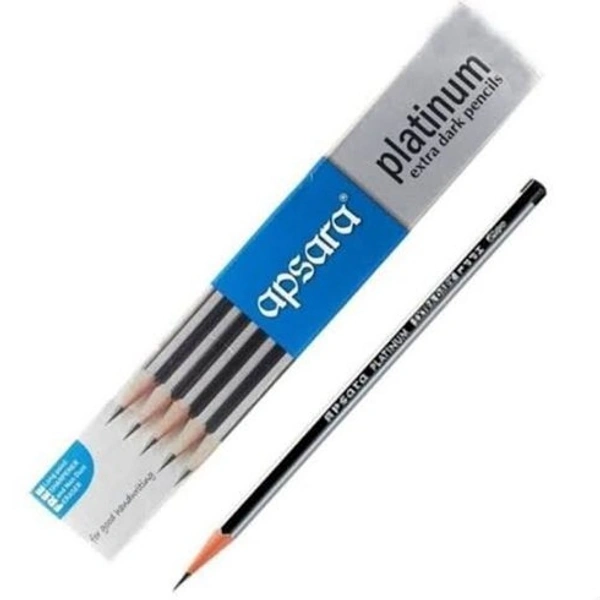 Apsara Platinum Extra Dark Pencil Pack of 10