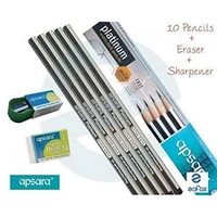 Apsara Platinum Extra Dark Pencil Pack of 10