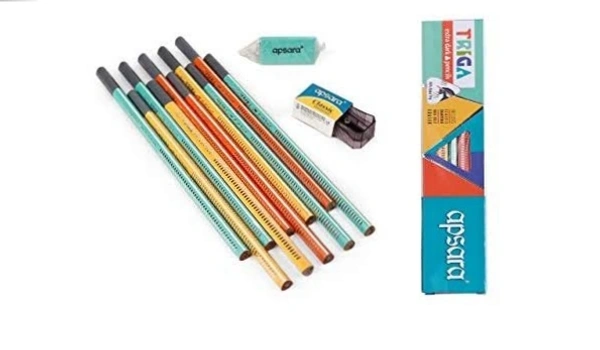 Apsara Triga Pencil Pack Of 10