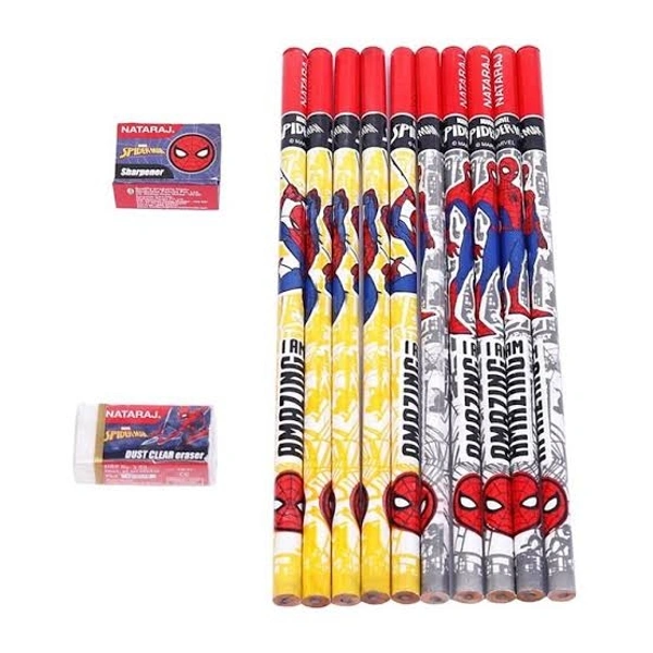 Natraj Spiderman Pancil Pack of 10