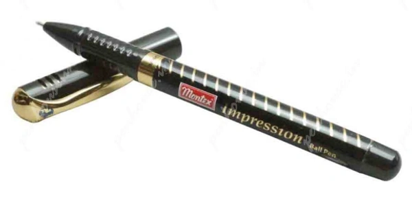 Montex impression Blue gold pen pack of 10