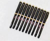 Montex impression Black gold pen pack of 10