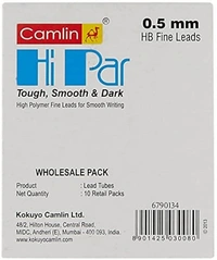 Camlin Klick Lead 0.5mm (Hb 10) - 10 Tubes