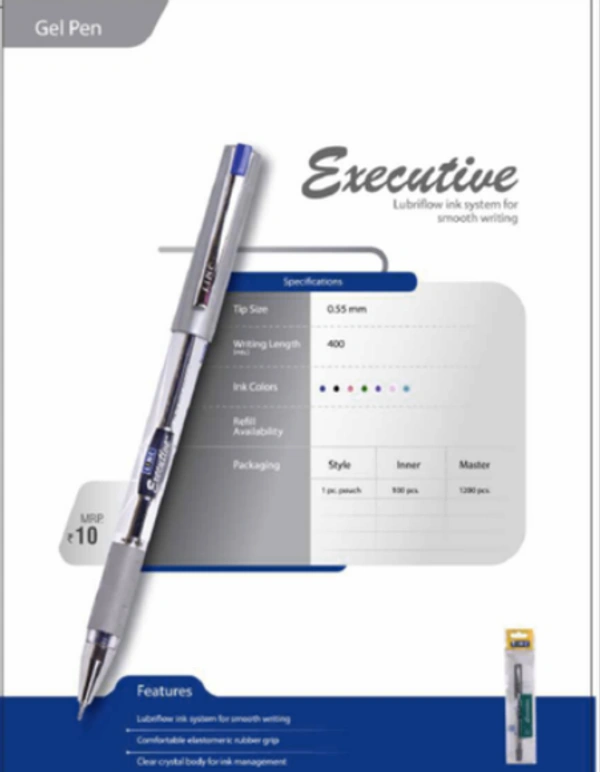 Linc Ececutive Gel Pen Blue & Black