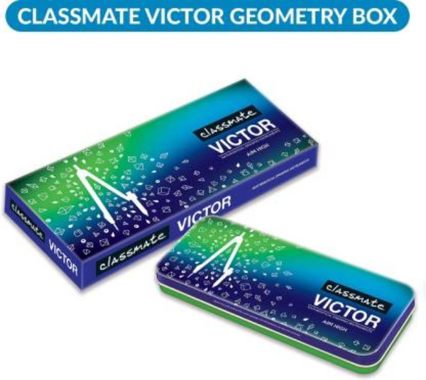 Classmate Victor Geometry Box  (Blue)