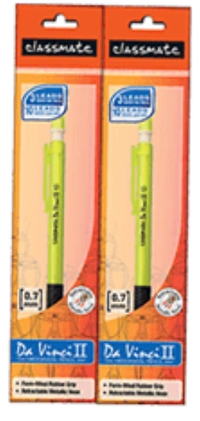 Classmate Da Vinci II Mechanical Pencil, 0.7mm (Pack of 4)