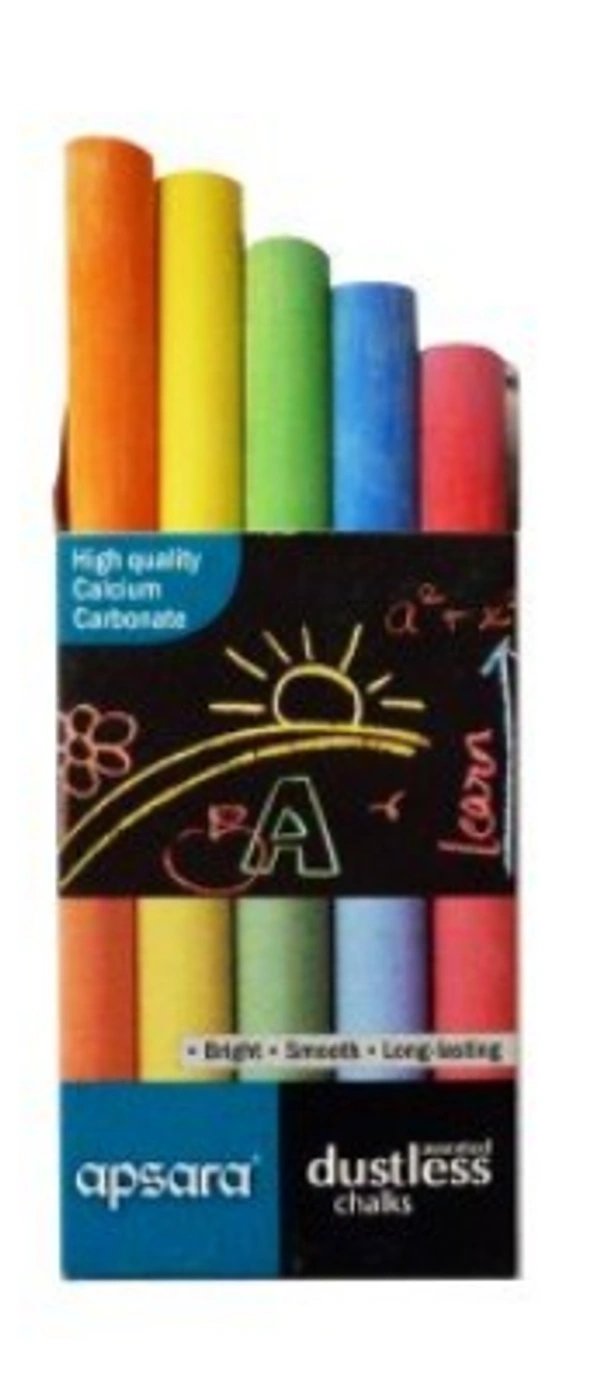 Apsara Dustless Color Chalk, Size: 4 Inch