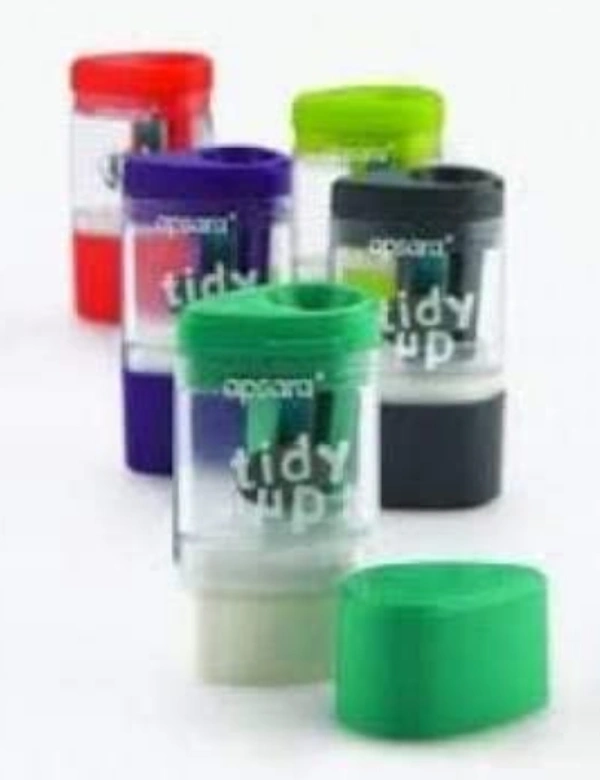 Apsara Tidy Up Sharperner with Eraser Combo - Pack of 4